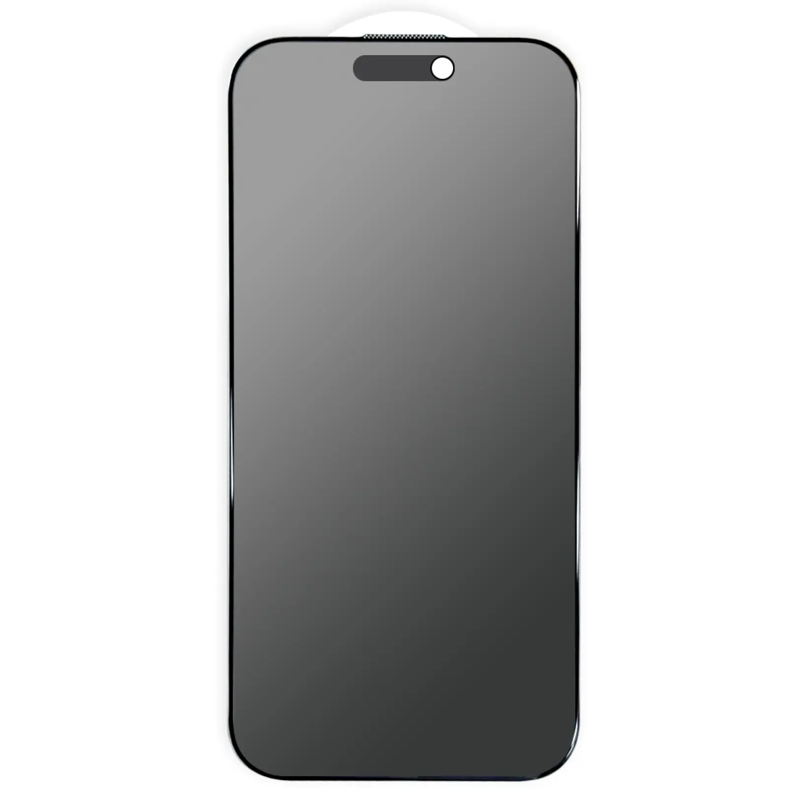 Защитное стекло Privacy 5D Matte (тех.пак) для Apple iPhone 17 / 16 Pro (6.3"), Черный, Закаленное стекло, купить оптом с доставкой