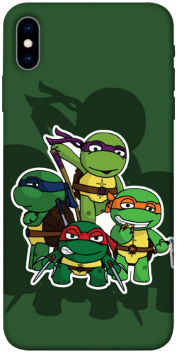 Чехол itsPrint Green turtles для Apple iPhone X (5.8")