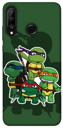 Чехол itsPrint Green turtles для Huawei P30 lite