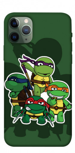 Чохол itsPrint Green turtles для Apple iPhone 11 Pro (5.8")