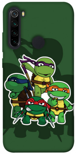 Чохол itsPrint Green turtles для Xiaomi Redmi Note 8