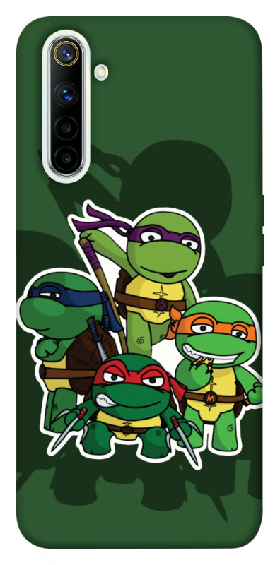 Чехол itsPrint Green turtles для Realme 6, детские, купить оптом с доставкой