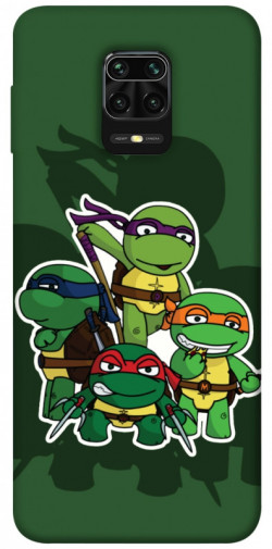 Чехол itsPrint Green turtles для Xiaomi Redmi Note 9s / Note 9 Pro / Note 9 Pro Max