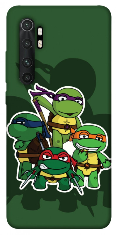 Чехол itsPrint Green turtles для Xiaomi Mi Note 10 Lite, детские, купить оптом с доставкой