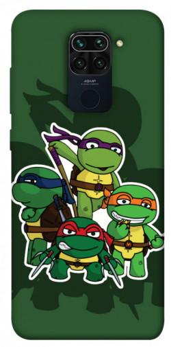 Чохол itsPrint Green turtles для Xiaomi Redmi Note 9 / Redmi 10X