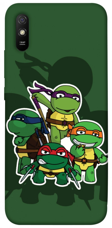 Чехол itsPrint Green turtles для Xiaomi Redmi 9A, детские, купить оптом с доставкой