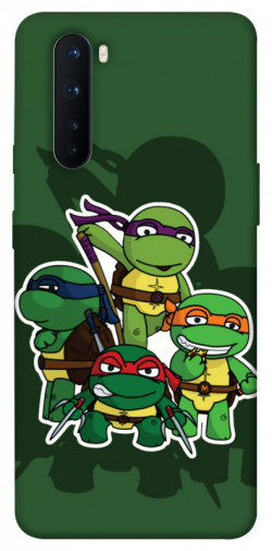 Чохол itsPrint Green turtles для OnePlus Nord