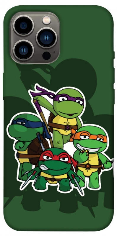 Чехол itsPrint Green turtles для Apple iPhone 12 Pro Max (6.7"), детские, купить оптом с доставкой