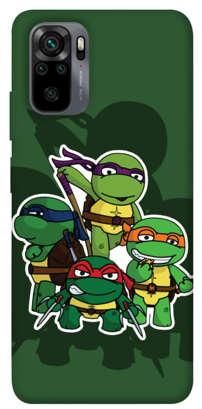 Чехол itsPrint Green turtles для Xiaomi Redmi Note 10 / Note 10s, детские, купить оптом с доставкой