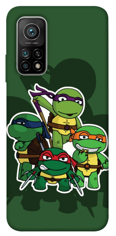 Чехол itsPrint Green turtles для Xiaomi Mi 10T, детские, купить оптом с доставкой