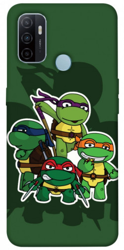 Чехол itsPrint Green turtles для Oppo A53 / A32 / A33