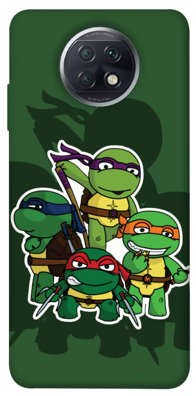 Чехол itsPrint Green turtles для Xiaomi Redmi Note 9 5G / Note 9T, детские, купить оптом с доставкой
