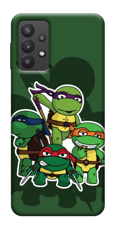 Чехол itsPrint Green turtles для Samsung Galaxy A32 (A326B) 5G, детские, купить оптом с доставкой