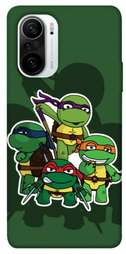 Чехол itsPrint Green turtles для Xiaomi Redmi K40 / K40 Pro / K40 Pro+ / Poco F3