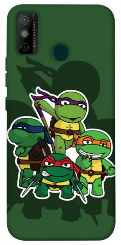 Чехол itsPrint Green turtles для TECNO Spark 6 Go