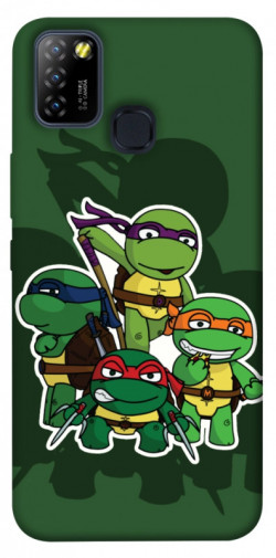 Чехол itsPrint Green turtles для Infinix Hot 10 Lite