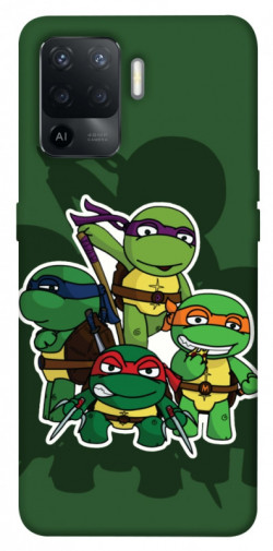 Чехол itsPrint Green turtles для Oppo Reno 5 Lite
