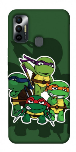 Чехол itsPrint Green turtles для TECNO Spark 7
