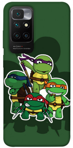 Чехол itsPrint Green turtles для Xiaomi Redmi 10