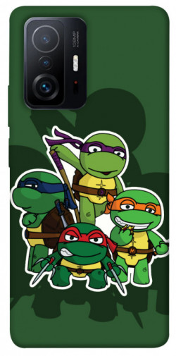 Чохол itsPrint Green turtles для Xiaomi 11T / 11T Pro