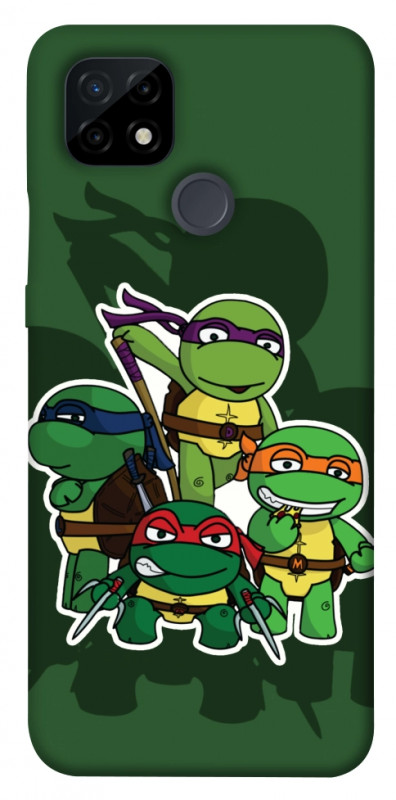 Чехол itsPrint Green turtles для Realme C21, детские, купить оптом с доставкой
