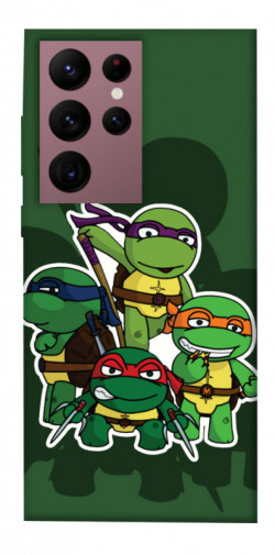 Чехол itsPrint Green turtles для Samsung Galaxy S22 Ultra