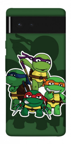 Чехол itsPrint Green turtles для Google Pixel 6