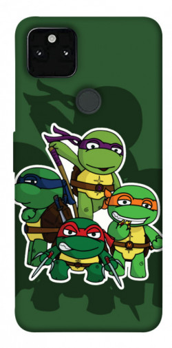 Чехол itsPrint Green turtles для Google Pixel 5A