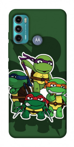 Чехол itsPrint Green turtles для Motorola Moto G60