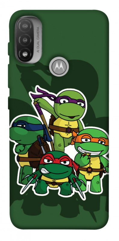 Чехол itsPrint Green turtles для Motorola Moto E20, детские, купить оптом с доставкой