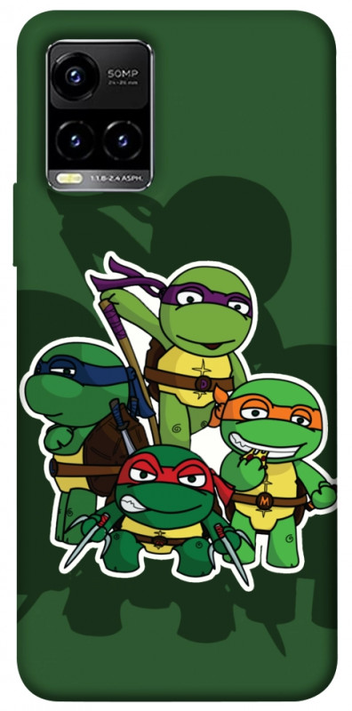 Чехол itsPrint Green turtles для Vivo Y21 / Y33s, детские, купить оптом с доставкой