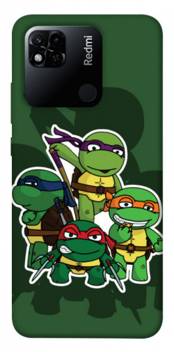 Чехол itsPrint Green turtles для Xiaomi Redmi 10A