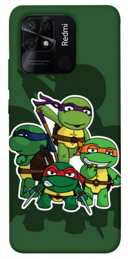 Чохол itsPrint Green turtles для Xiaomi Redmi 10C