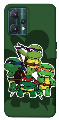 Чохол itsPrint Green turtles для Realme 9 Pro