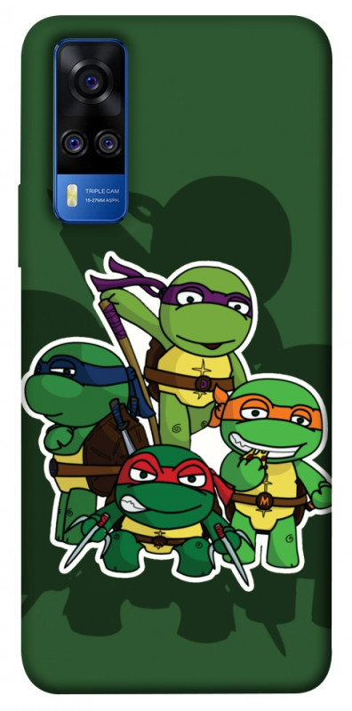 Чехол itsPrint Green turtles для Vivo Y51a, детские, купить оптом с доставкой