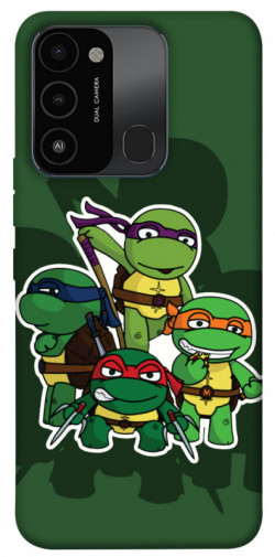 Чехол itsPrint Green turtles для TECNO Spark 8C