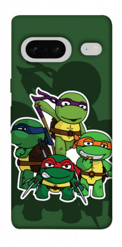 Чохол itsPrint Green turtles для Google Pixel 7