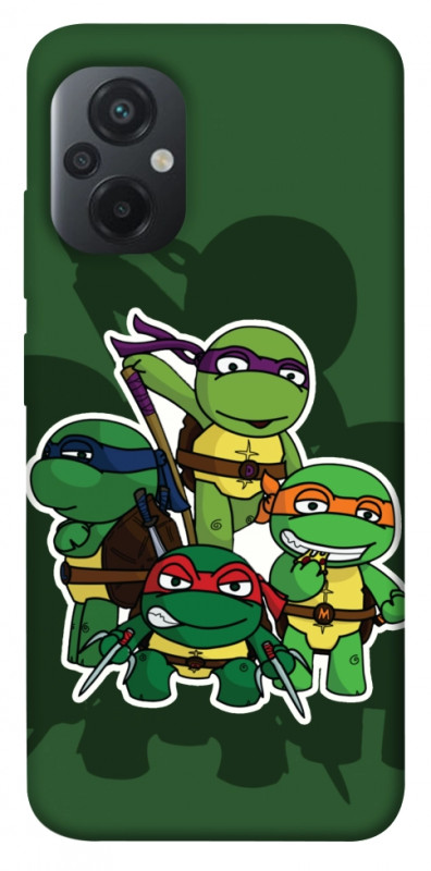 Чехол itsPrint Green turtles для Xiaomi Poco M5, детские, купить оптом с доставкой