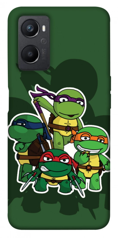 Чехол itsPrint Green turtles для Oppo A96, детские, купить оптом с доставкой