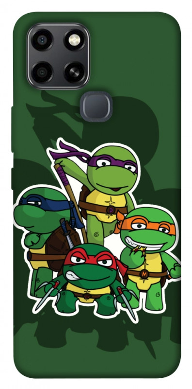 Чехол itsPrint Green turtles для Infinix Smart 6, детские, купить оптом с доставкой