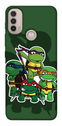 Чехол itsPrint Green turtles для Motorola Moto E40