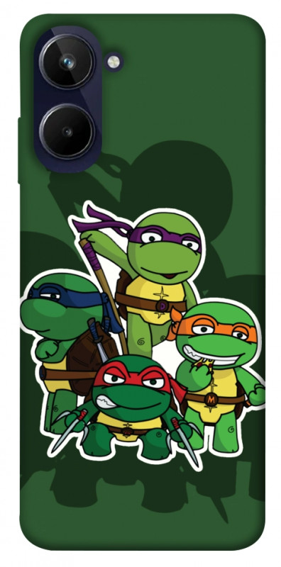 Чехол itsPrint Green turtles для Realme 10 4G, детские, купить оптом с доставкой