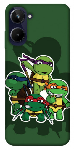 Чехол itsPrint Green turtles для Realme 10 4G