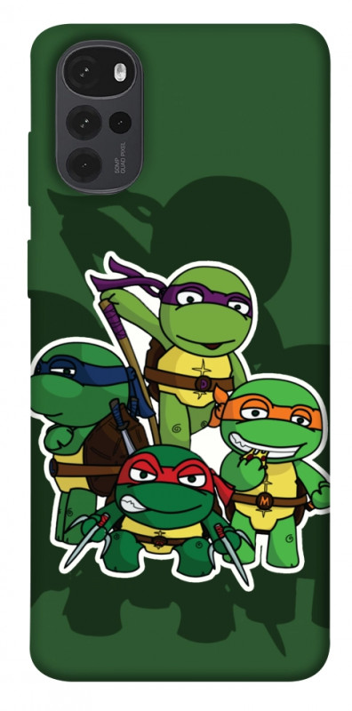 Чехол itsPrint Green turtles для Motorola Moto G22, детские, купить оптом с доставкой