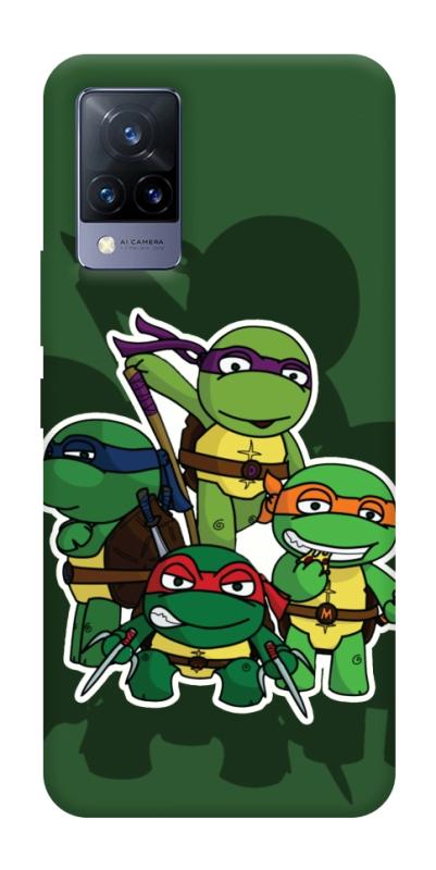 Чохол itsPrint Green turtles для Vivo V21, дитячі, купити оптом з доставкою