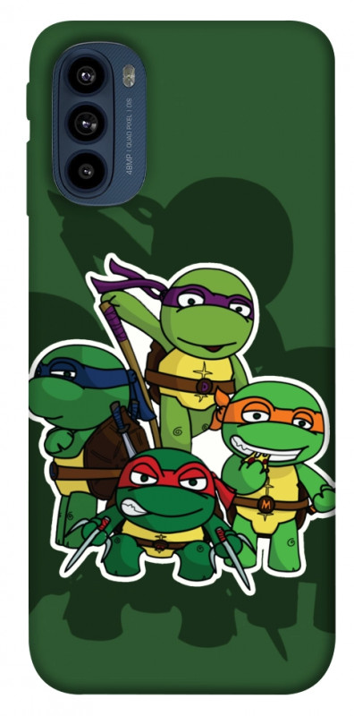 Чехол itsPrint Green turtles для Motorola Moto G41, детские, купить оптом с доставкой