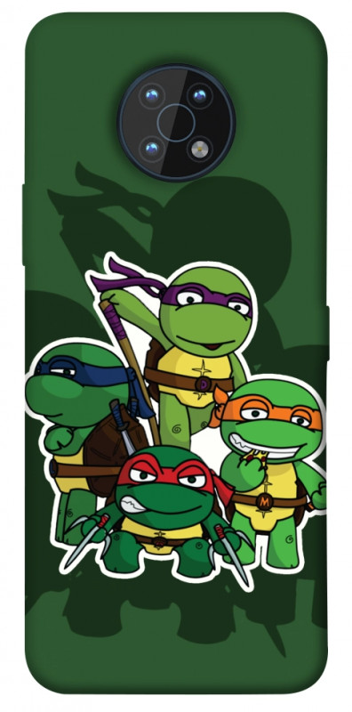 Чехол itsPrint Green turtles для Nokia G50, детские, купить оптом с доставкой