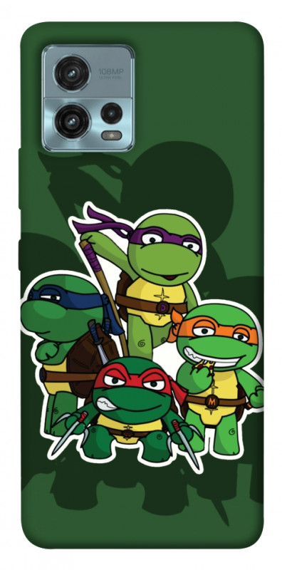 Чехол itsPrint Green turtles для Motorola Moto G72, детские, купить оптом с доставкой