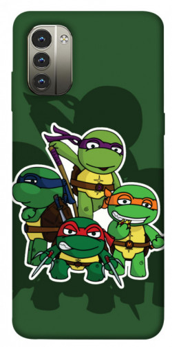 Чохол itsPrint Green turtles для Nokia G11