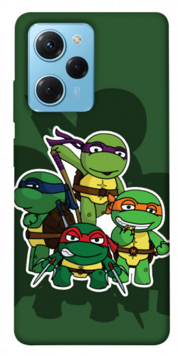 Чехол itsPrint Green turtles для Xiaomi Poco X5 Pro 5G